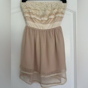 Strapless Lace top with unique details